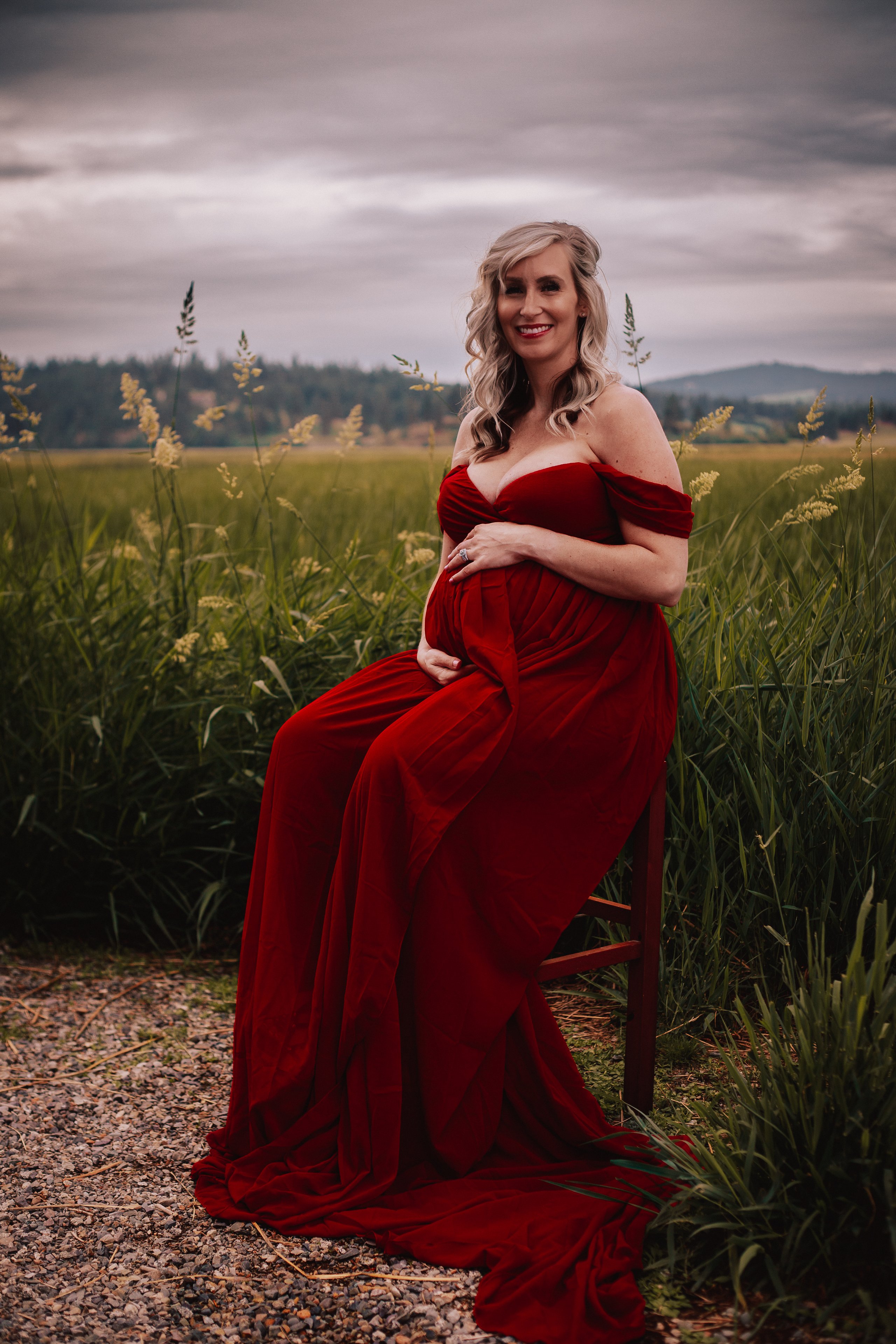 Red Thread — Maternity series by Skyelar Payne, Pacific Northwest 2026